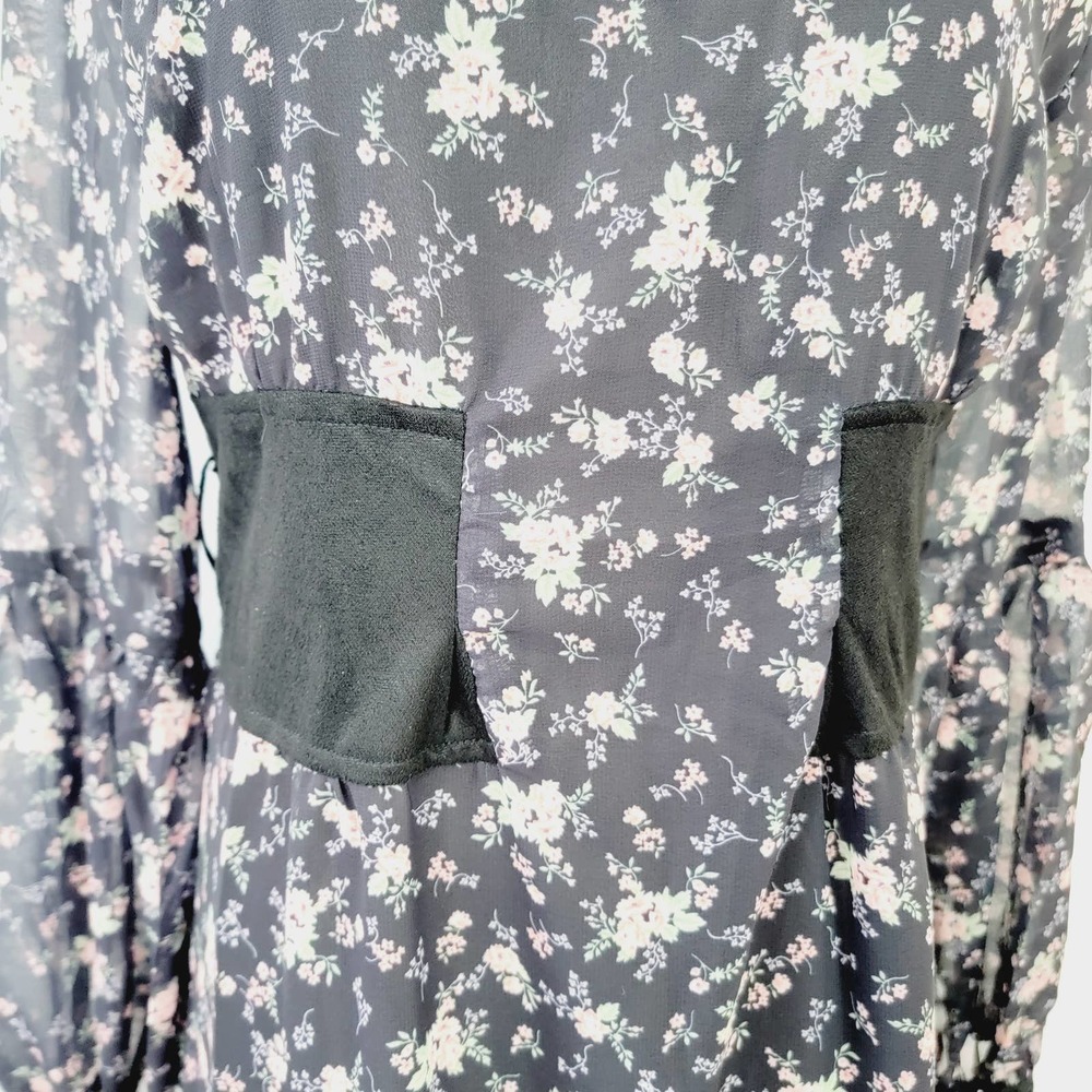 NWT I Madeline Floral Long Sleeve Maxi Dress - Picture 5 of 9